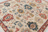 8x10 Beige Red Soft Shiny look Persian Style  Designer Oushak Turkish Design Hand Knotted Hand Spun Wool Rug #SE-138